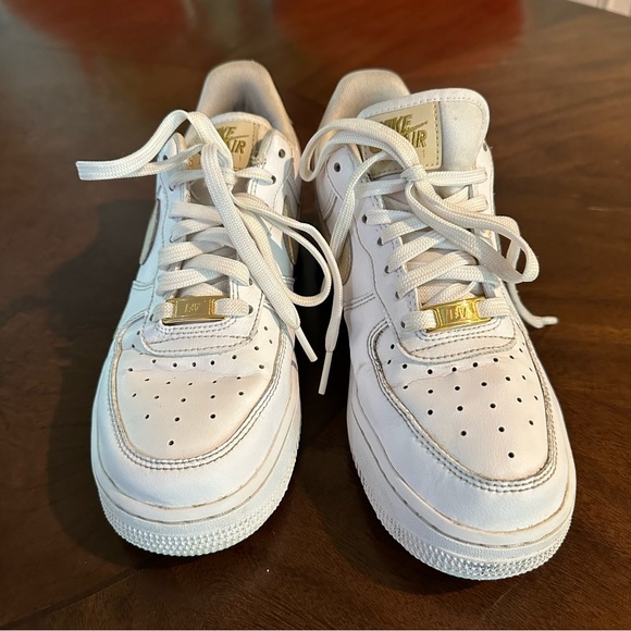 Nike Air Force 1 In White and Rattan size 8 - Picture 9 of 14